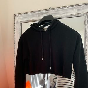 Crop top hoodie